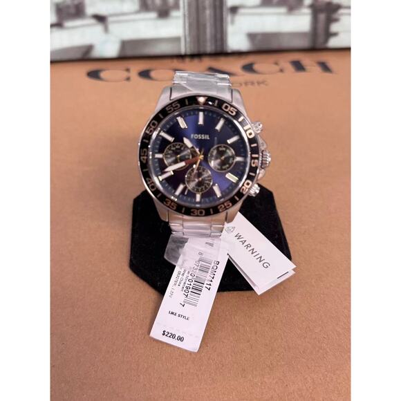 Fossil BQM7117 Multifunction Stainless Steel Men's Watch - Picture 1 of 5